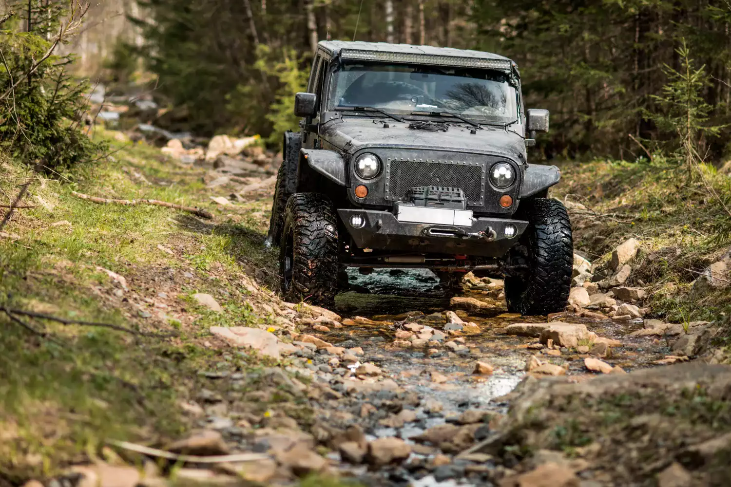 Jeep Wrangler rear storage